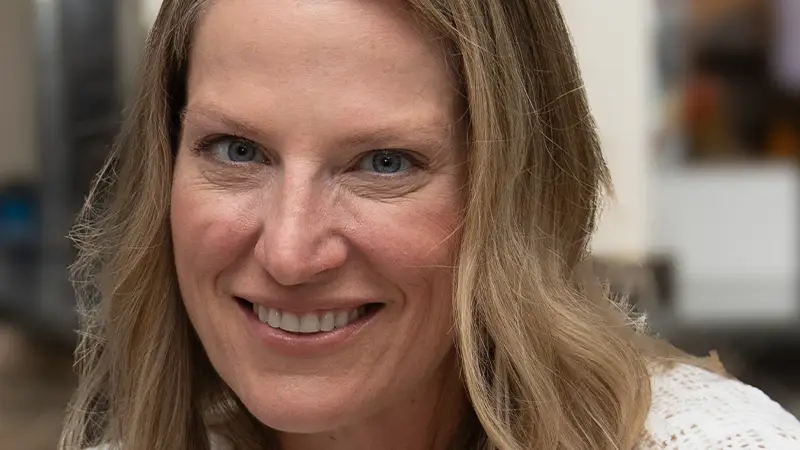 Close up of patient smiling