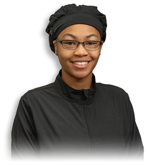 Delorias, RDH headshot on transparent background